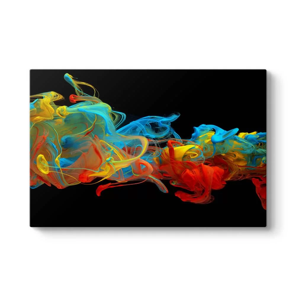 Colorful Swirl Panorama Tablo - Model 1